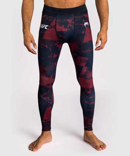 Venum Compression Pants UFC Zenith Authentic Fight Week, Black-Red