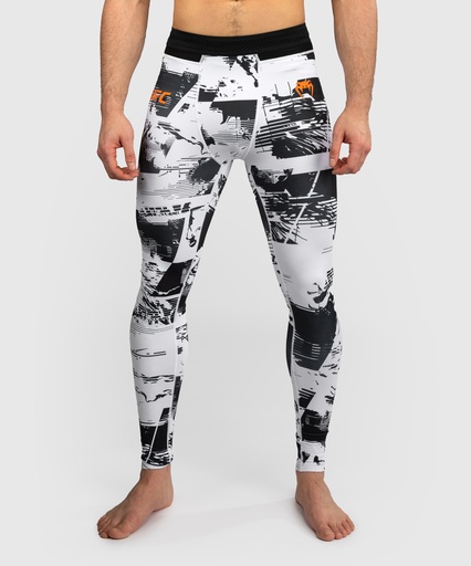 Venum Compression Pants UFC Zenith Authentic Fight Week, Schwarz-Weiß