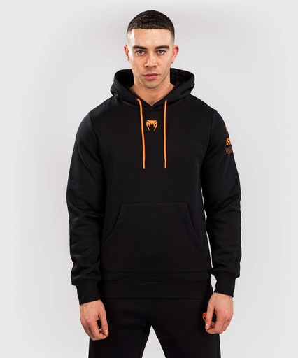 Venum Hoodie UFC Zenith Authentic Fight Week, Schwarz-Orange