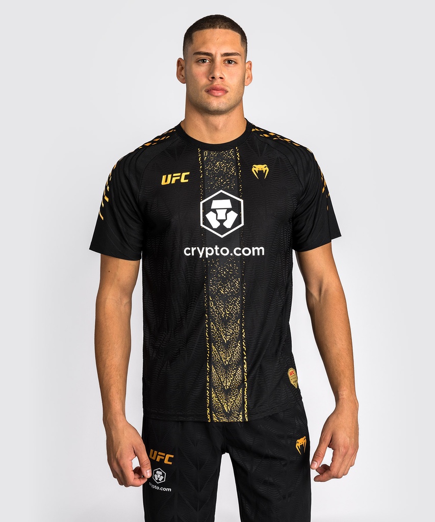 Venum Jersey UFC Zenith Authentic Fight Night Champion, Schwarz-Gold
