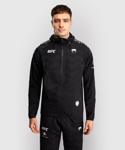 Venum Zip Hoodie UFC Zenith Authentic Fight Night Champion, Schwarz