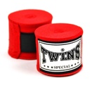 Twins Boxbandagen CH5 4,5m Halbelastisch, Rot