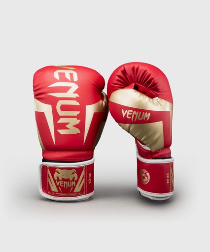 Venum Boxhandschuhe Elite, Rot-Gold