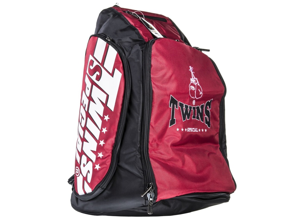 Twins Sporttasche-Rucksack CBBT2, Rot-Schwarz