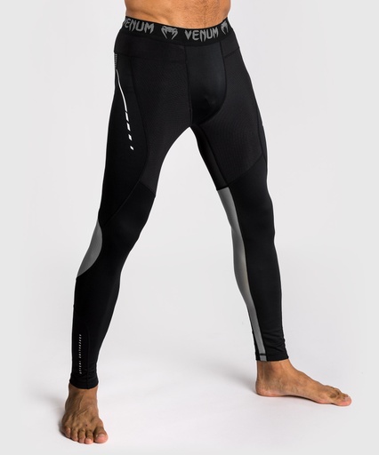 Venum Compression Pants Adrenaline, Black-Silver