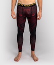 Venum Compression Pants Quetzal Fury, Schwarz-Rot-Mandarin