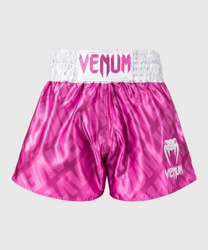 Venum Muay Thai Shorts Contender XT, Pink-Weiß
