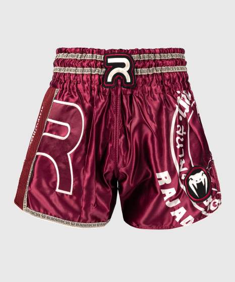 Venum Muay Thai Shorts Rajadamner, Burgunderrot