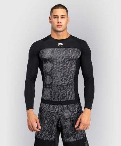 Venum Rash Guard G-Fit Scales, Grau-Schwarz