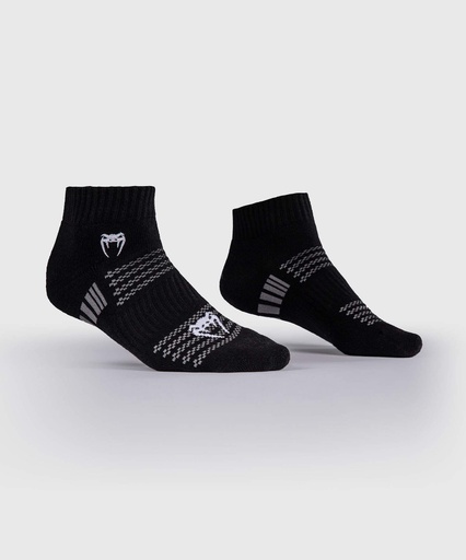 Venum Socken Vector Ankle, Schwarz-Grau