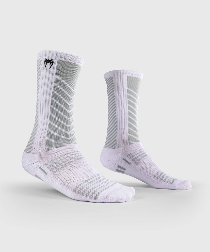 Venum Socken Vector Over-The-Calf, Weiß-Grau