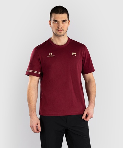 Venum T-Shirt Rajadamner, Burgunderrot