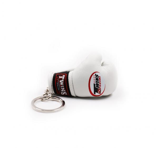 [MBG-3-W] Twins Mini Boxing Gloves Keyring, White
