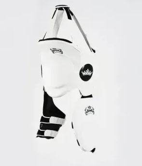 Top King Belly and Thigh Pads, White
