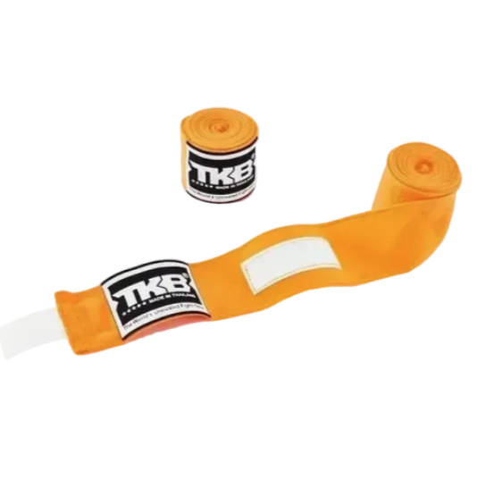 Top King Boxbandagen 4,5m Halbelastisch, Orange