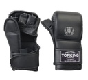 Top King MMA Sparring Handschuhe Combat, Schwarz
