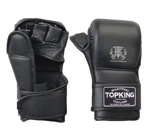 Top King MMA Sparring Gloves Combat, Black