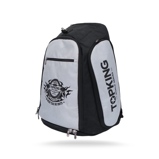 [TKGMBR-S-G] Top King Rucksack-Sporttasche, Schwarz-Grau