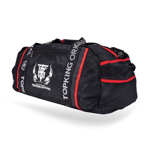 [TKGMB-S-R] Top King Sporttasche Muay Thai, Schwarz-Rot