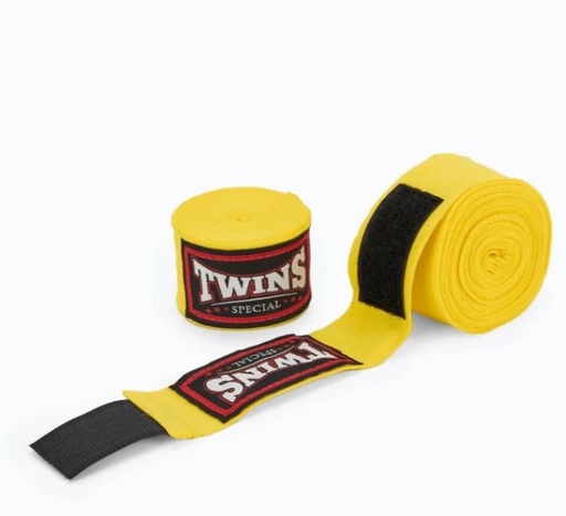 [CH6-GE-3] Twins Boxbandagen CH6 3m Halbelastisch, Gelb