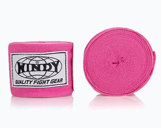 [WBB-P-4-5] Windy Boxbandagen 4,5m Halbelastisch, Pink