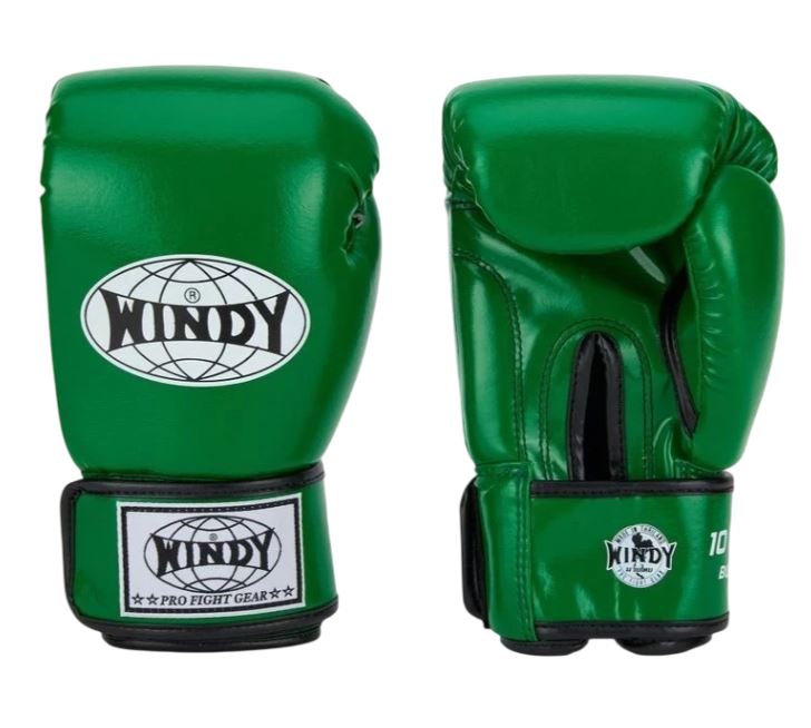 Windy Boxhandschuhe Classic Kunstleder, Grün