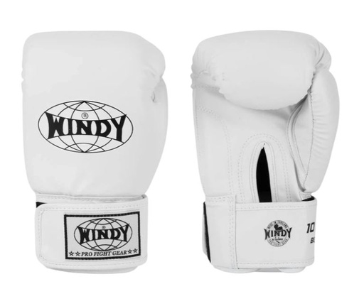 Windy Boxhandschuhe Classic Kunstleder, Weiß