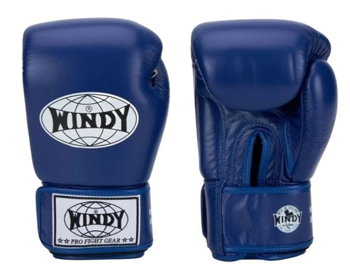 Windy Boxing Gloves Classic Leather, Blue
