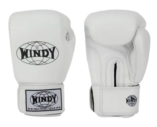 Windy Boxing Gloves Classic Leather, Black