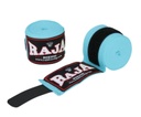 Raja Boxbandagen 4,5m Halbelastisch, Hellblau