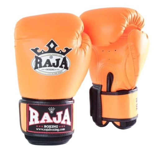 Raja Boxing Gloves Standard Synthetic Leather, Orange