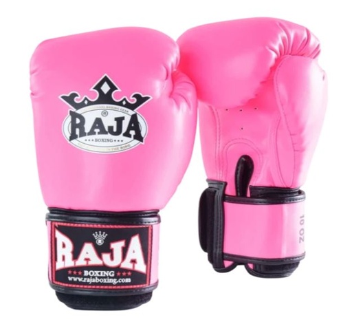 Raja Boxing Gloves Standard Synthetic Leather, Pink