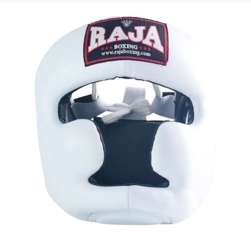 Raja Head Guard Synthetic Leather, White