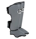 Raja Shin Guards Synthetic Leather, Gray