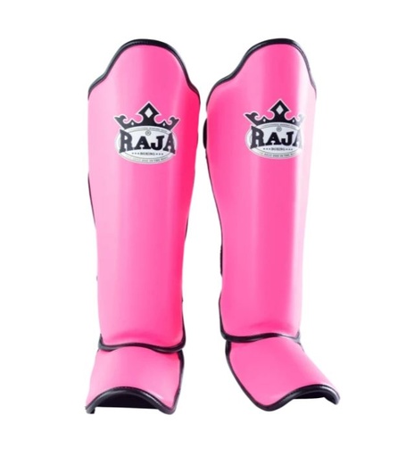 Raja Shin Guards Synthetic Leather, Pink