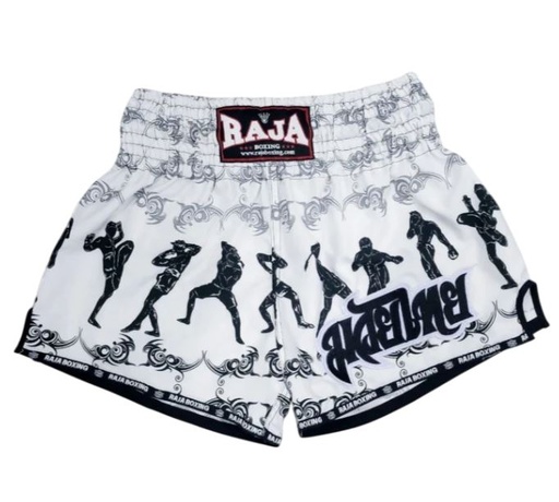 Raja Muay Thai Shorts Fighters, Weiß