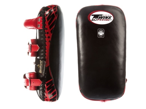 [KPL-1-S-R] Twins Thai Pads KPL-1 L, Black-Red