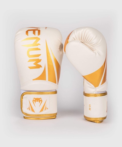 Venum Boxhandschuhe Challenger 2.5, Weiß-Gold