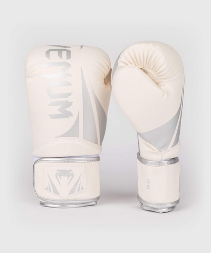 Venum Boxhandschuhe Challenger 2.5, Weiß-Silber