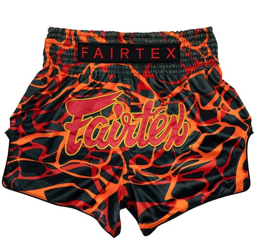 Fairtex Muay Thai Shorts BS1926, Schwarz-Rot