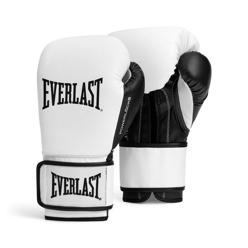 Everlast Boxing Gloves Powerlock OG, White-Black