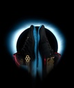 Rudis Wrestling Shoes JB1 Black Bird, Black-Blue