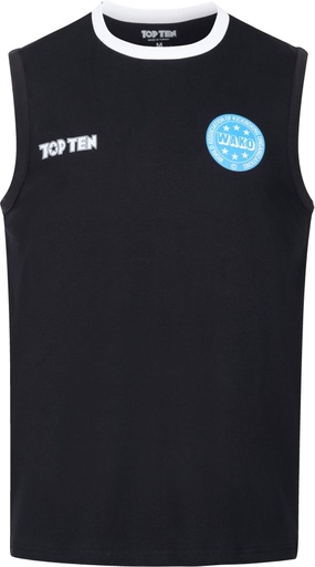Top Ten Tank Top WAKO Kick Light Basic, Schwarz