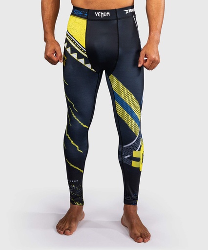 Venum Compression Pants Tekken 8 King, Black-Yellow