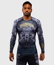 Venum Rash Guard Wolf Atak, Schwarz-Grau