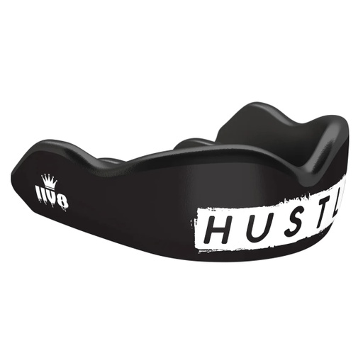 [DC-HI-10004-SR-S-W] Damage Control Mouthguard High Impact Hustler, Black-White