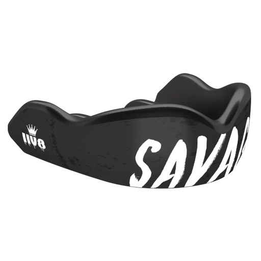 [DC-HI-10003-SR-S-W] Damage Control Mouthguard High Impact Savage, Black-White