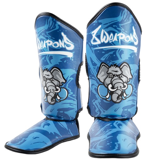 8Weapons Shin Guards Jipe Kids, Blue