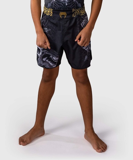 Venum Fight Shorts Wolf Atak Kids, Schwarz-Grau