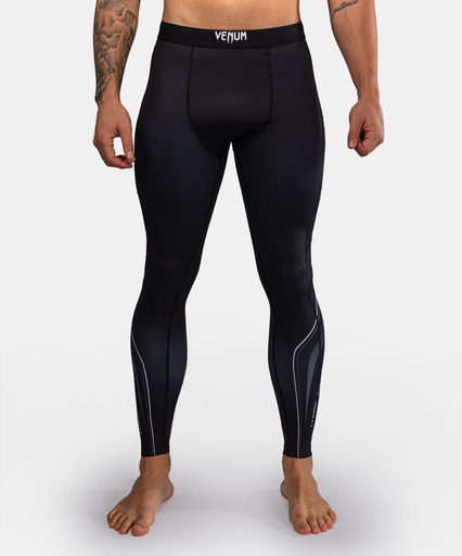 Venum Compression Pants Streamline, Schwarz-Weiss